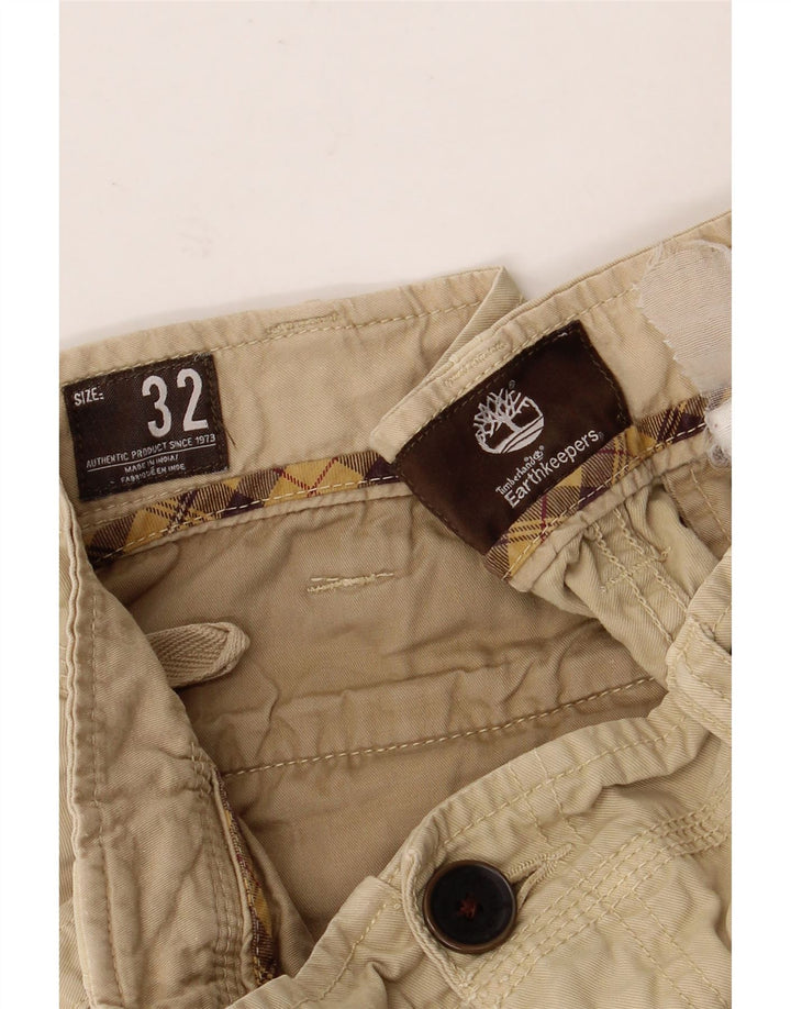 Pantaloncini cargo da uomo TIMBERLAND W32 Beige medio