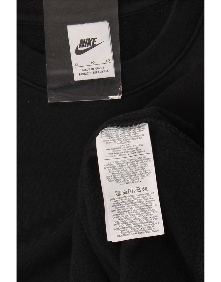 Felpa Nike Uomo Maglione XL Nero Cotone