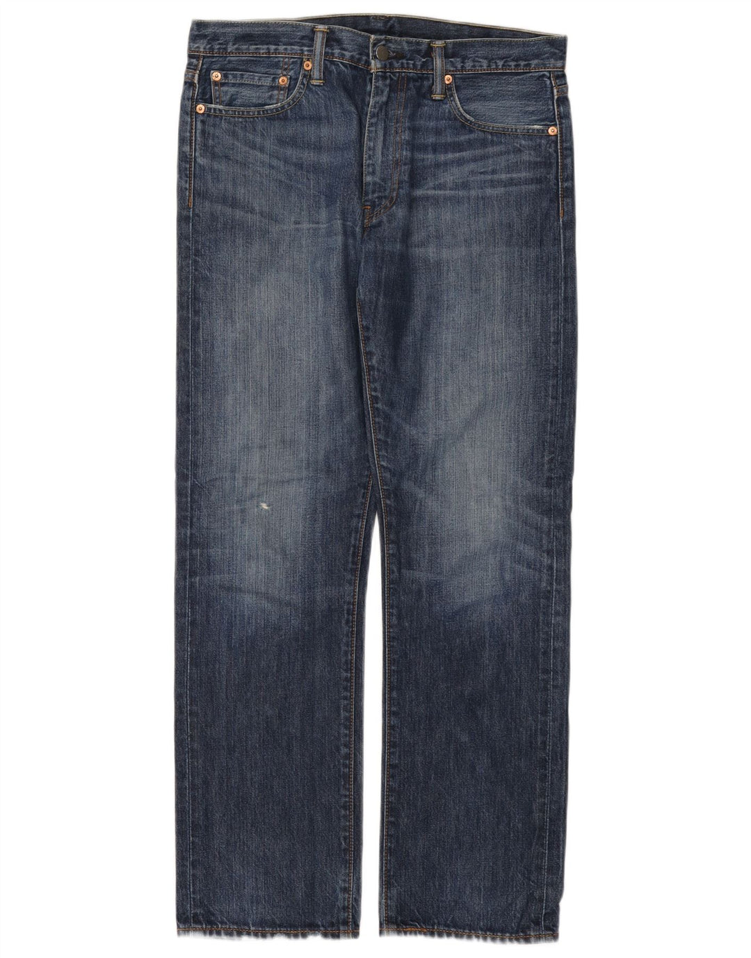 Levi's Uomo 504 Jeans dritti W32 L30 Blu