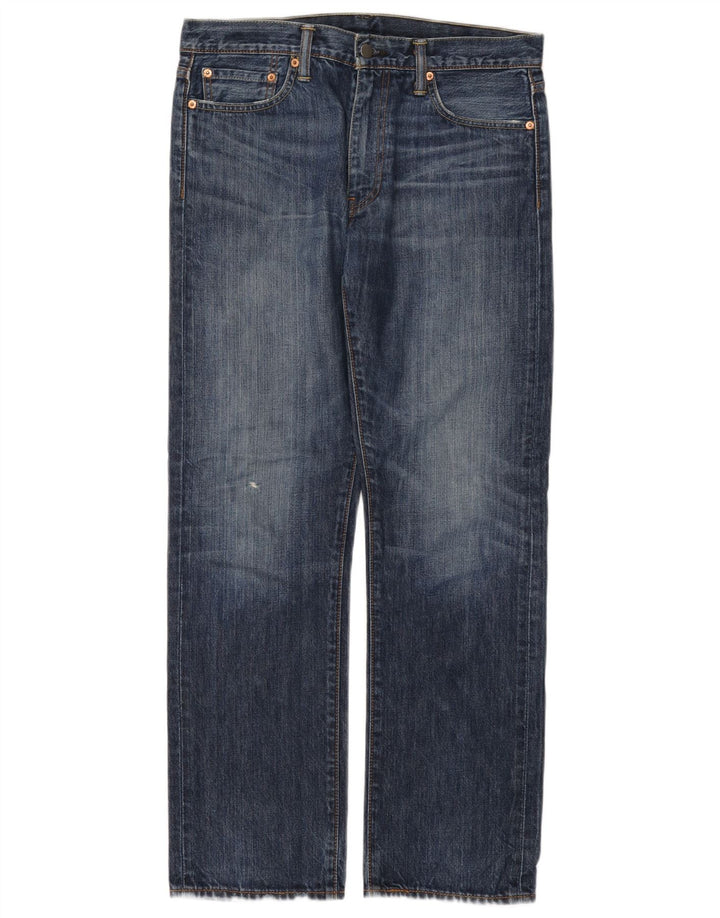 Levi's Uomo 504 Jeans dritti W32 L30 Blu