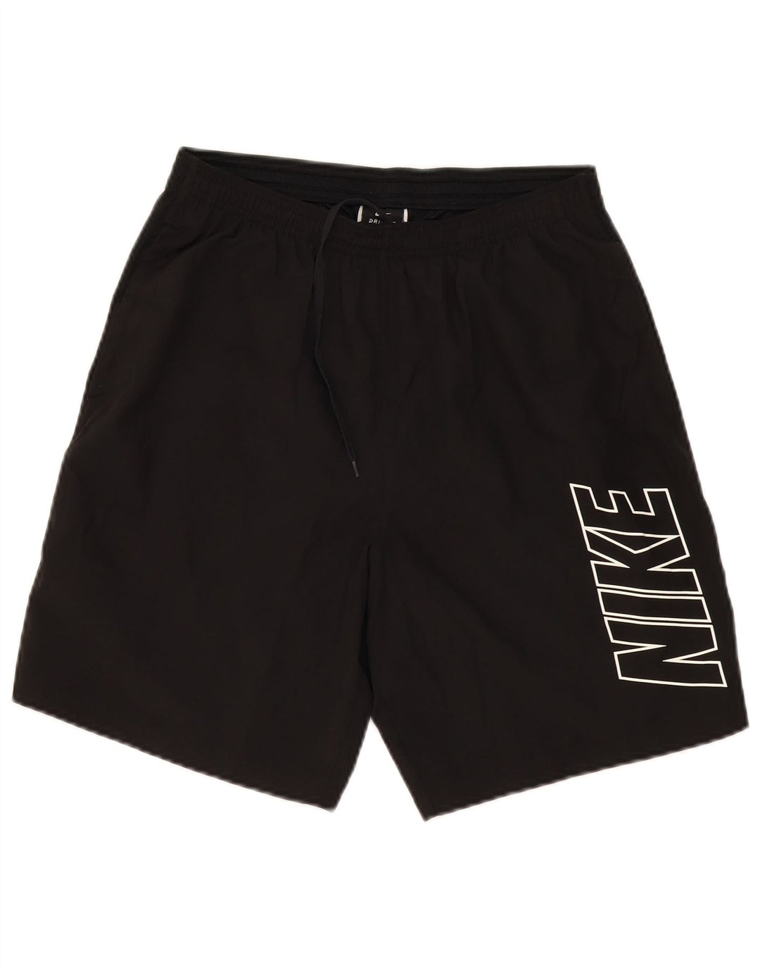 NIKE Pantaloncini sportivi grafici Dri Fit da uomo medio poliestere nero