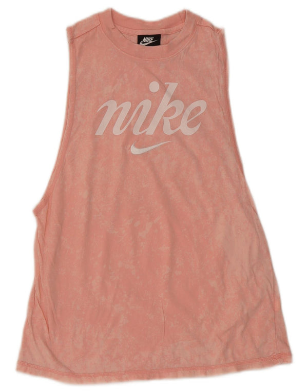 Canotta grafica da donna Nike Top UK 10 Small Pink Tie Dye