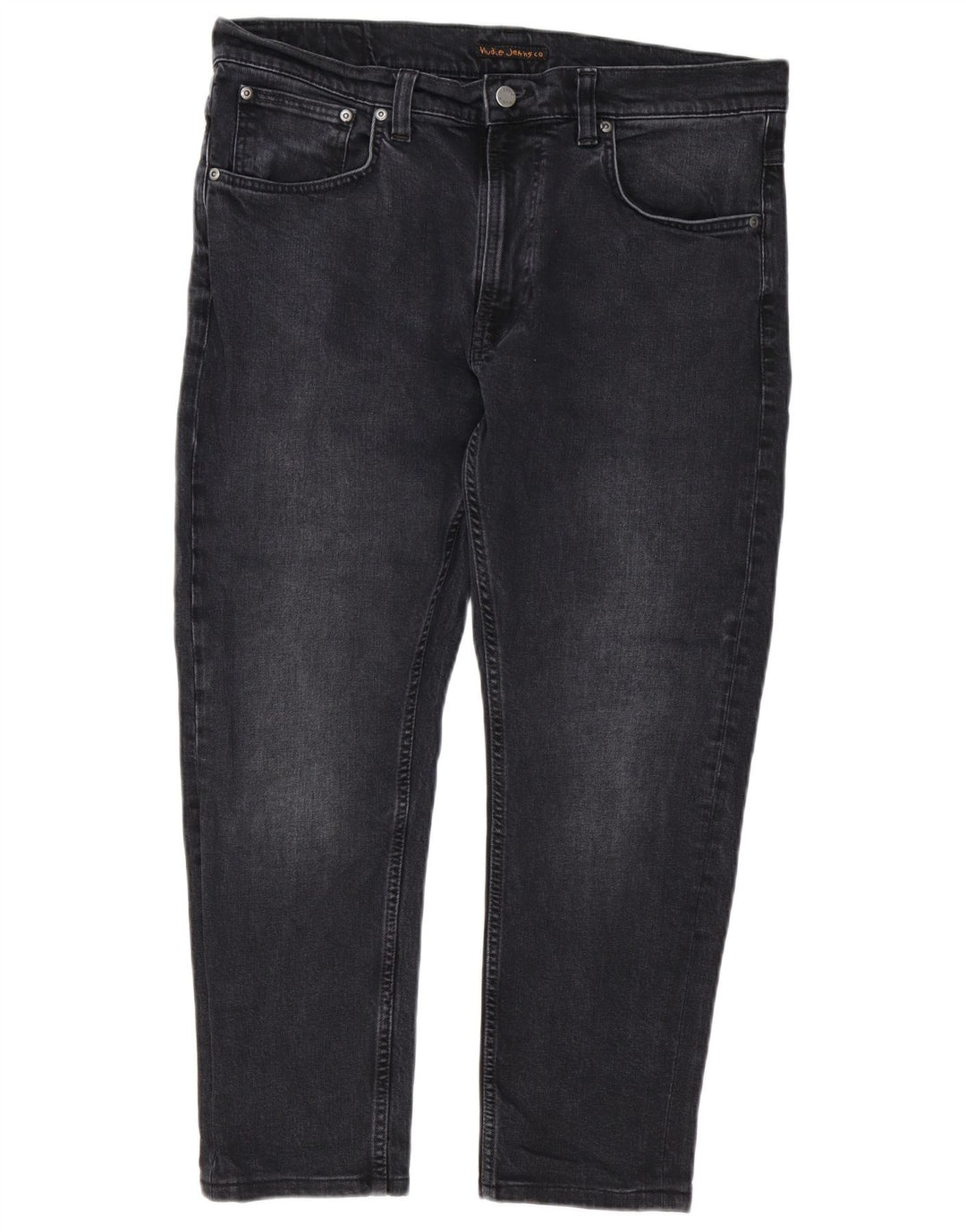 Jeans slim da uomo Nudie W34 L28 cotone nero