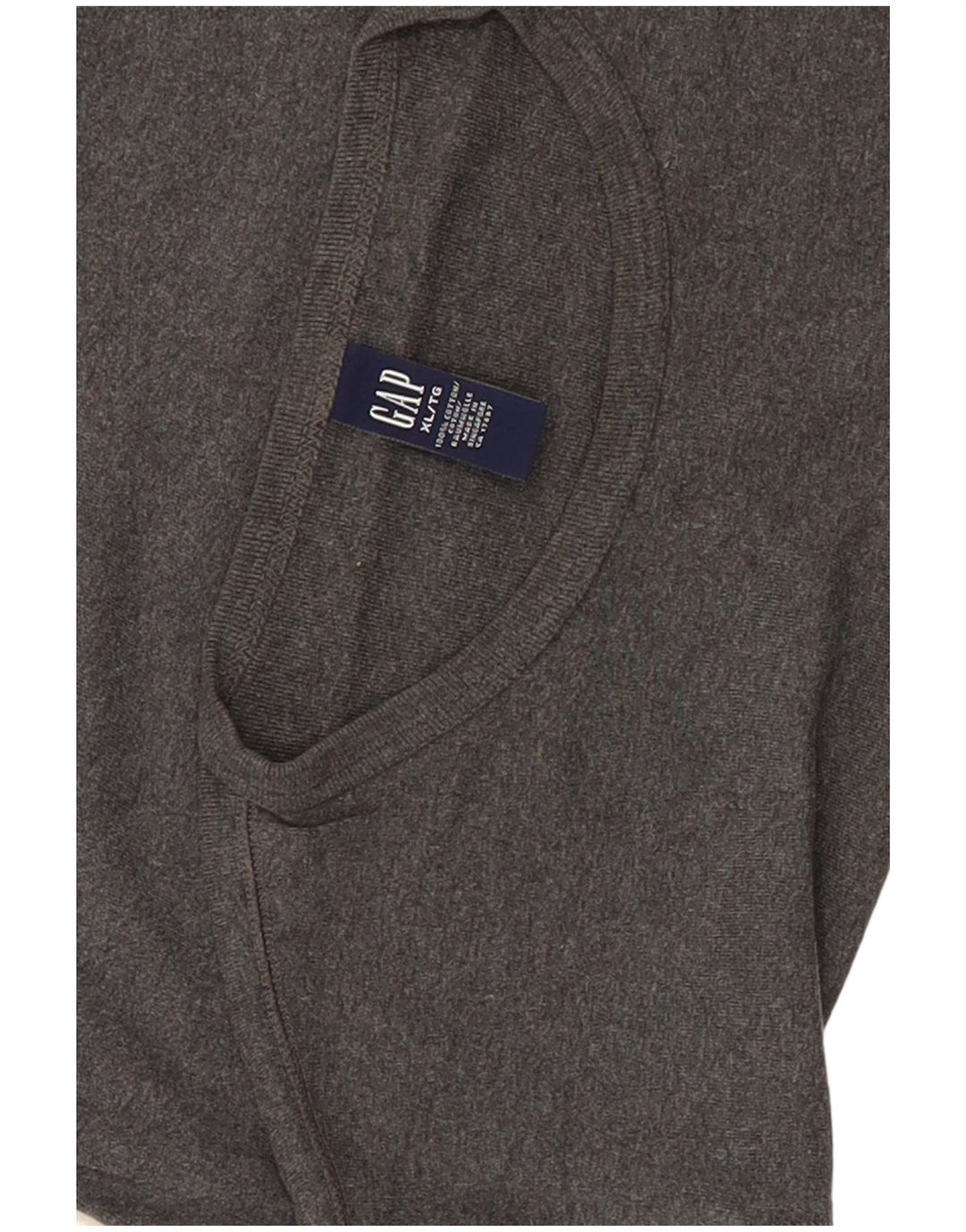 T-shirt da uomo Gap Top XL in cotone grigio