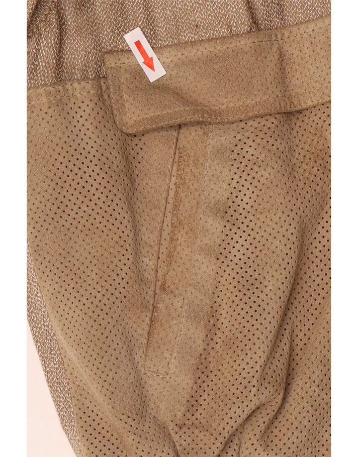 Giacca bomber da uomo Breco IT 50 Large Marrone Lino