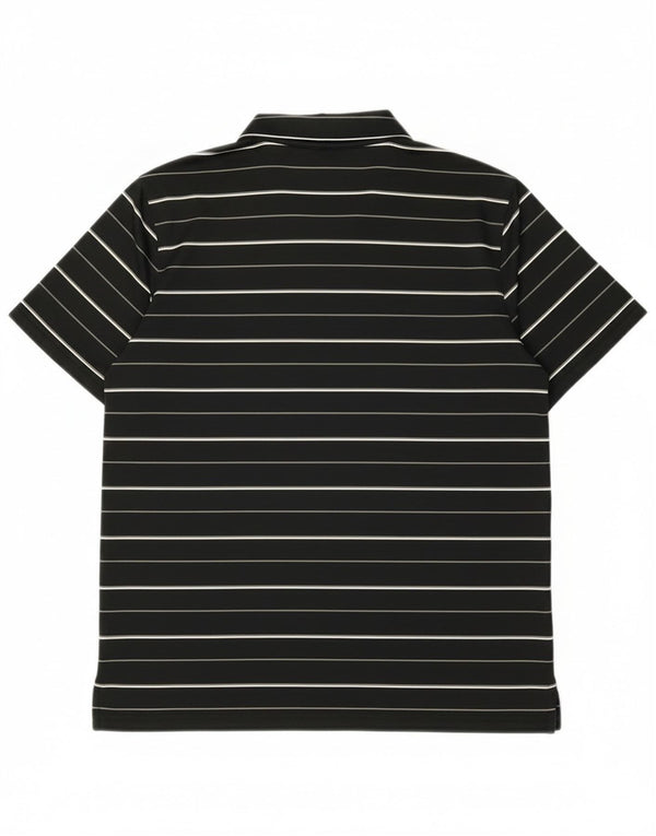 Polo Under Armour da ragazzo Heat Gear 11-12 anni a righe nere grandi