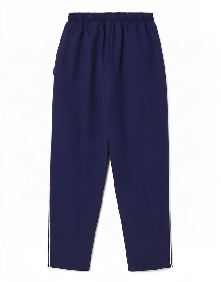 Pantaloni da tuta da uomo Adidas Large in poliestere blu navy