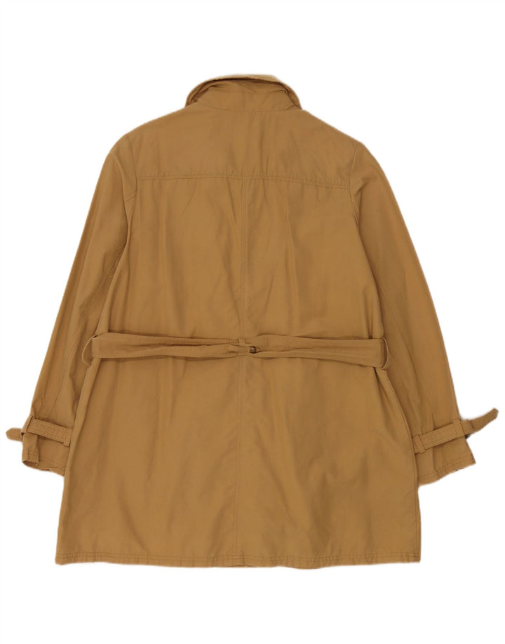 Trench doppiopetto da donna Fat Face UK 16 grande cotone beige