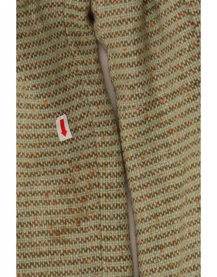 NOA Cappotto doppiopetto da donna NOA UK 14 Lana a righe verde medio