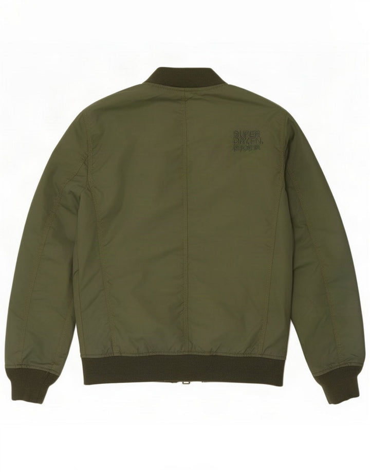 Giacca bomber da ragazzo Superdry 13-14 anni Large Khaki Poliestere