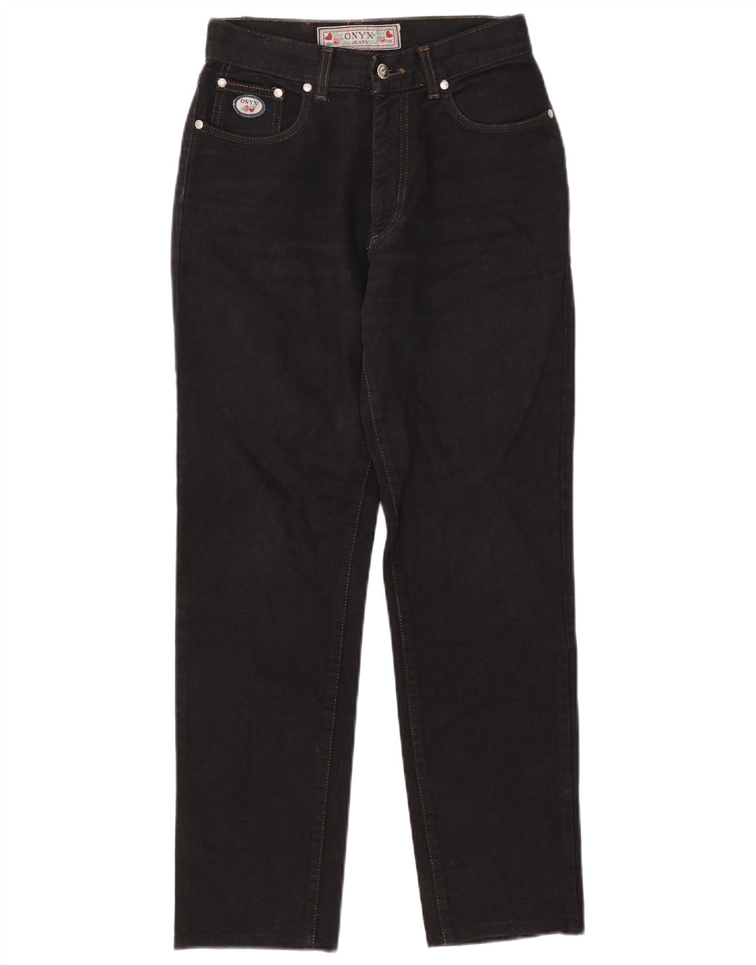 Jeans affusolati da donna ONYX W29 L28 cotone nero