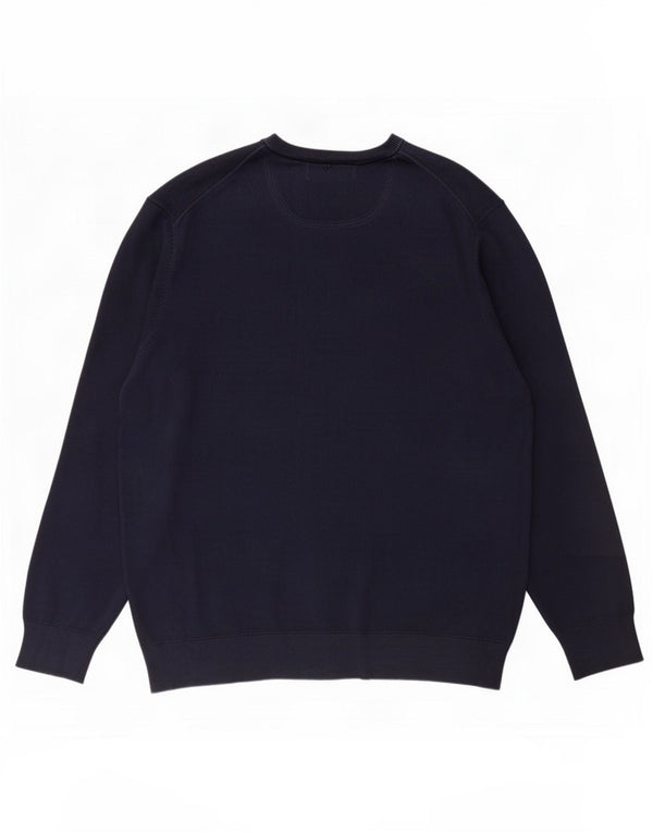 Maglione maglione girocollo da uomo Timberland 2XL cotone blu navy
