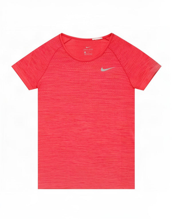 T-shirt Nike Dri Fit da uomo, piccola, rosa chiazzata