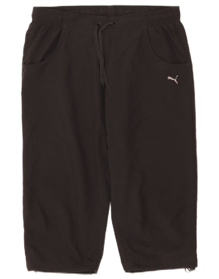 Pantaloni da tuta Puma da donna Capri UK 12 Medium Nero Poliestere