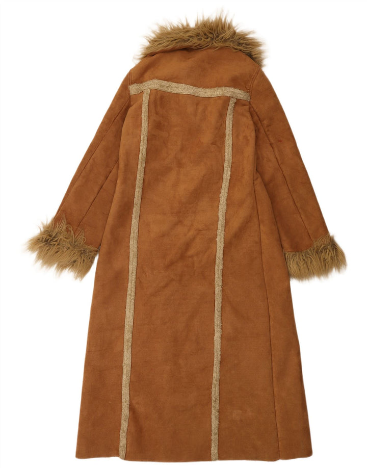Cappotto Sherpa da donna Dunnes UK 8 Small Beige