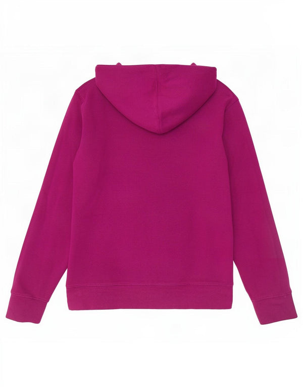 Felpa con cappuccio grafica da donna The North Face UK 16 grande cotone viola