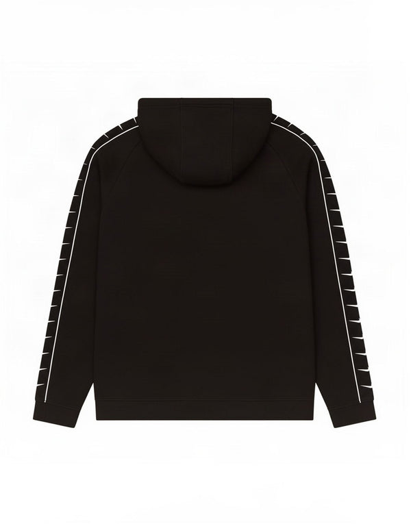 Felpa con cappuccio grafica Nike da uomo grande in cotone nero