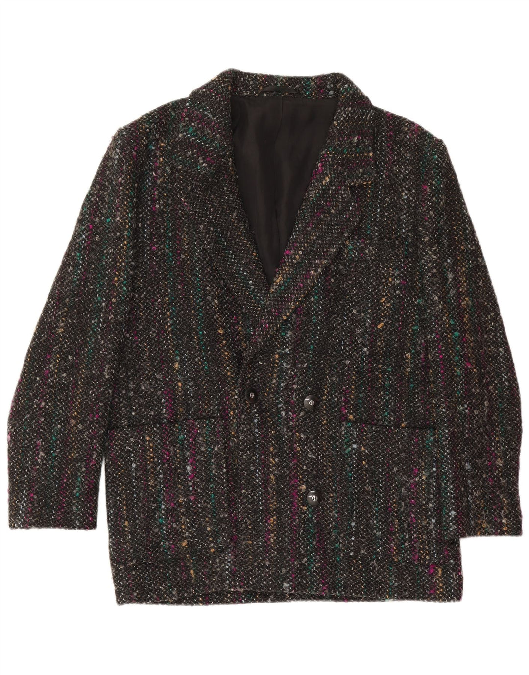 Set gonna vintage da donna in 2 pezzi EU 40 medio W28 grigio chiazzato