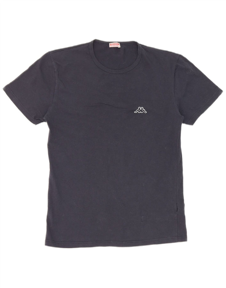 Kappa Womens T-Shirt Top UK 14 Large Navy Blue