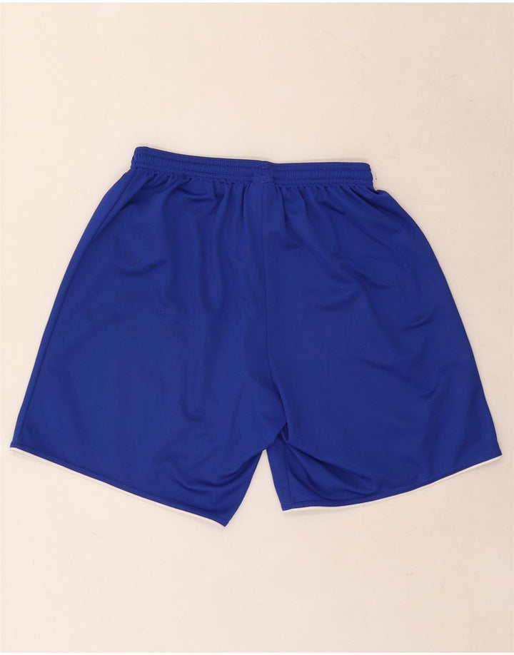 Pantaloncini sportivi Adidas Climalite da uomo in poliestere blu medio
