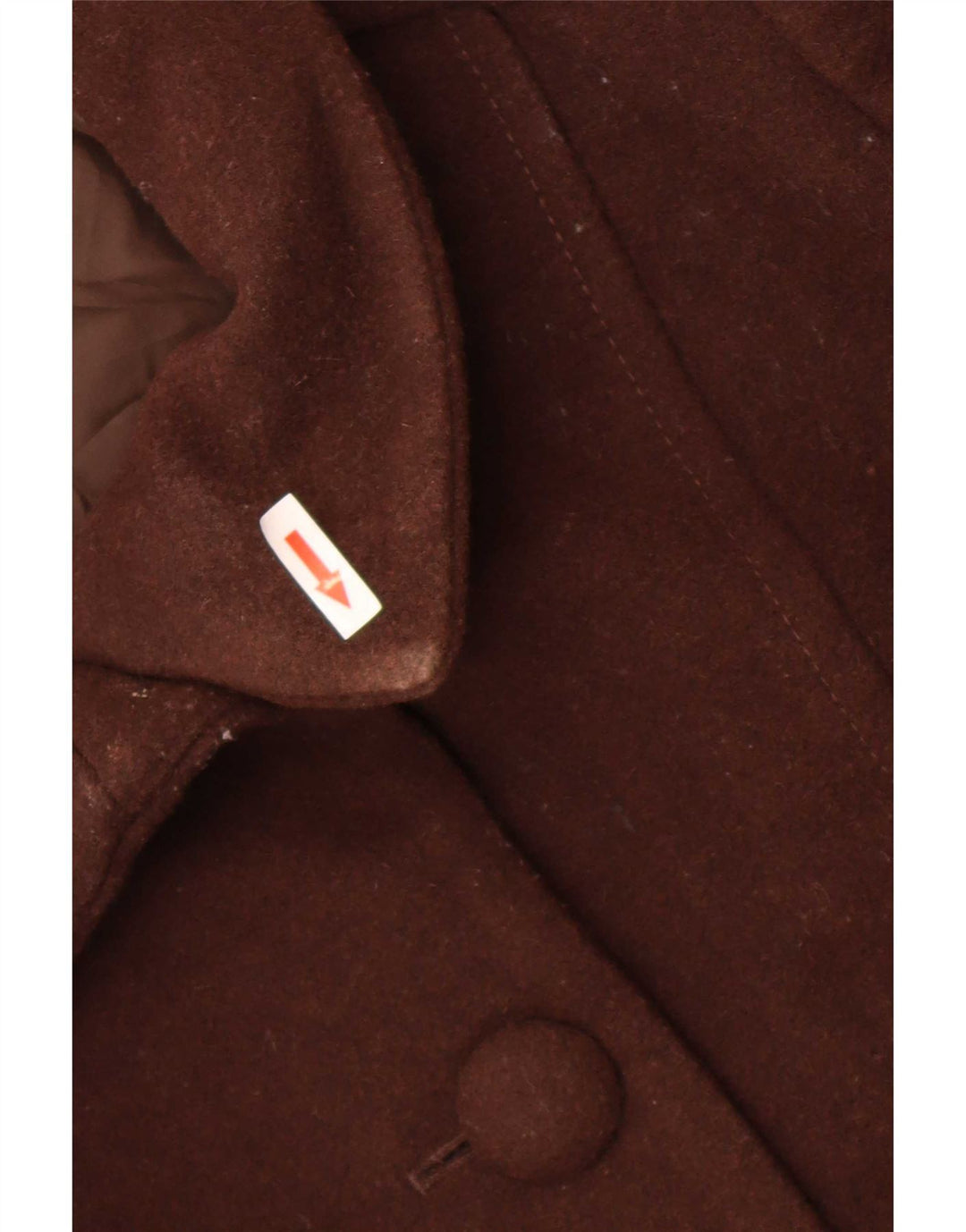 Cappotto da donna Marks & Spencer UK 18 XL Marrone nuova lana