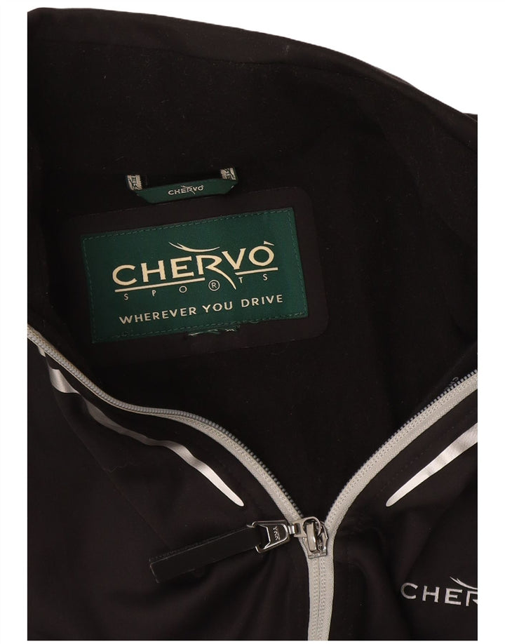 Giacca da ginnastica senza maniche da uomo Chervo UK 38 media nera