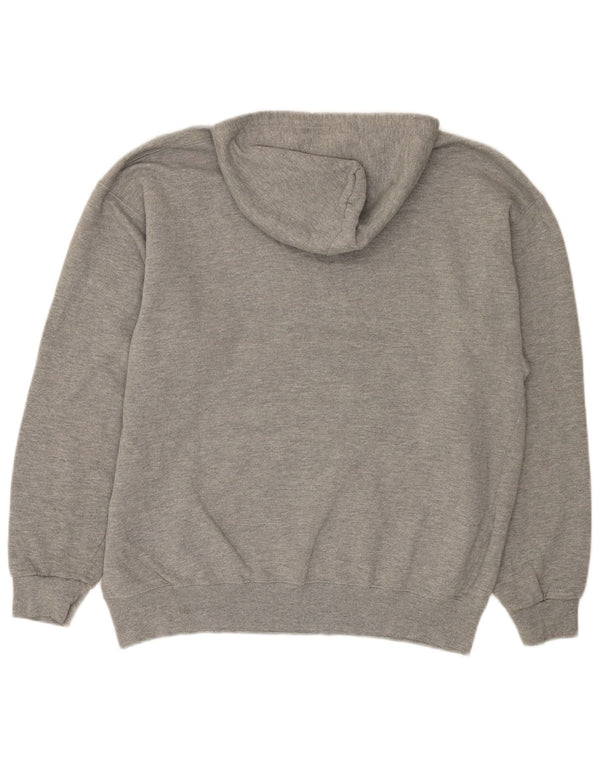 Maglione con cappuccio da uomo Russell Athletic, grande in cotone grigio