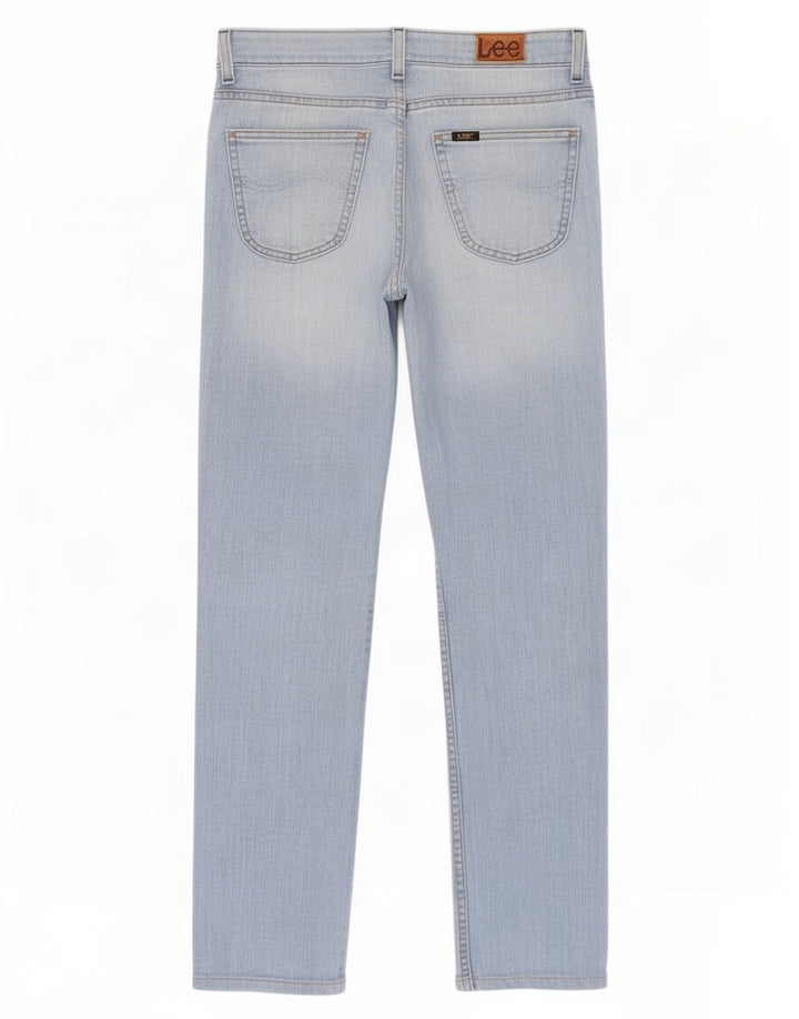 Jeans slim da donna Lee W29 L30 cotone blu