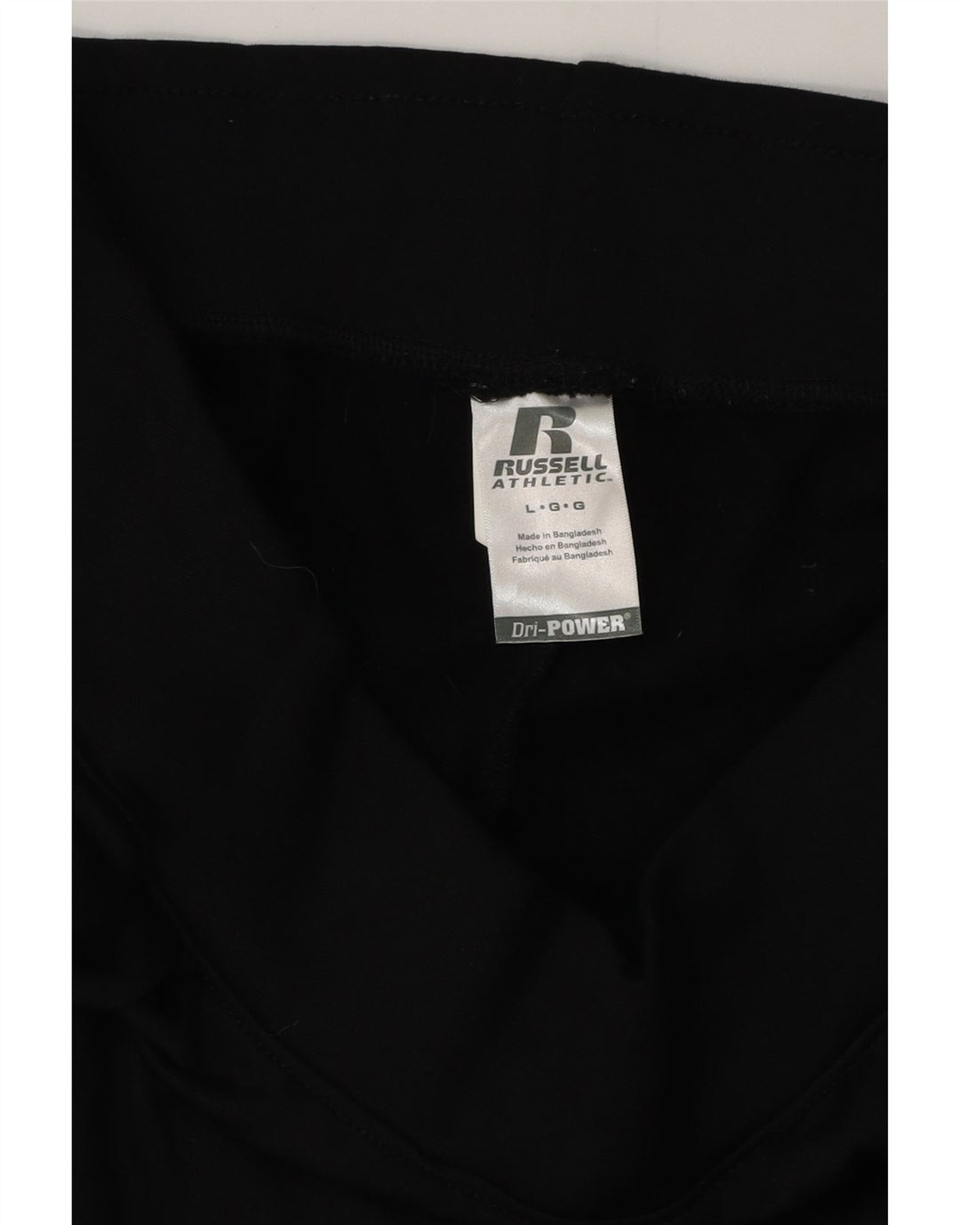 Pantaloni da tuta da uomo Dri-Power RUSSELL ATHLETIC grandi in poliestere nero