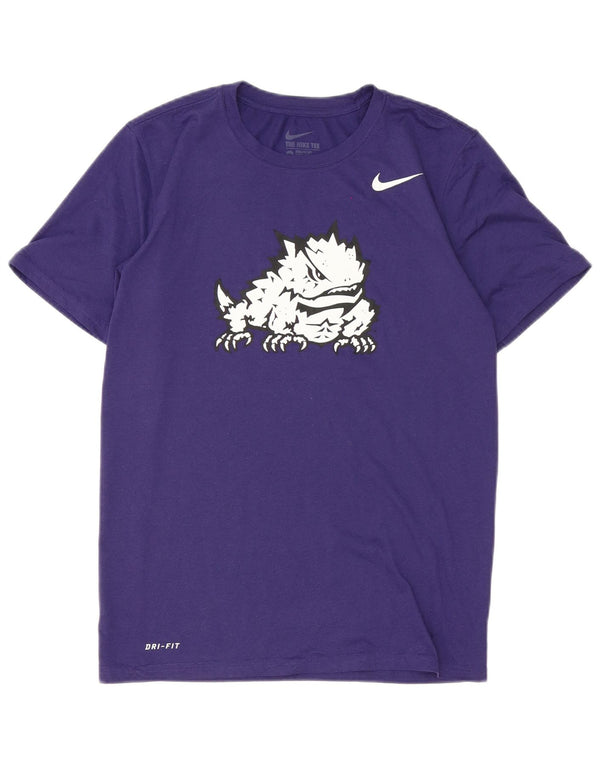 T-shirt grafica Nike Dri Fit da uomo piccola viola