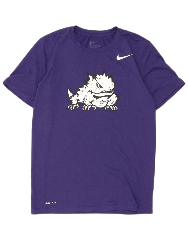 T-shirt grafica Nike Dri Fit da uomo piccola viola