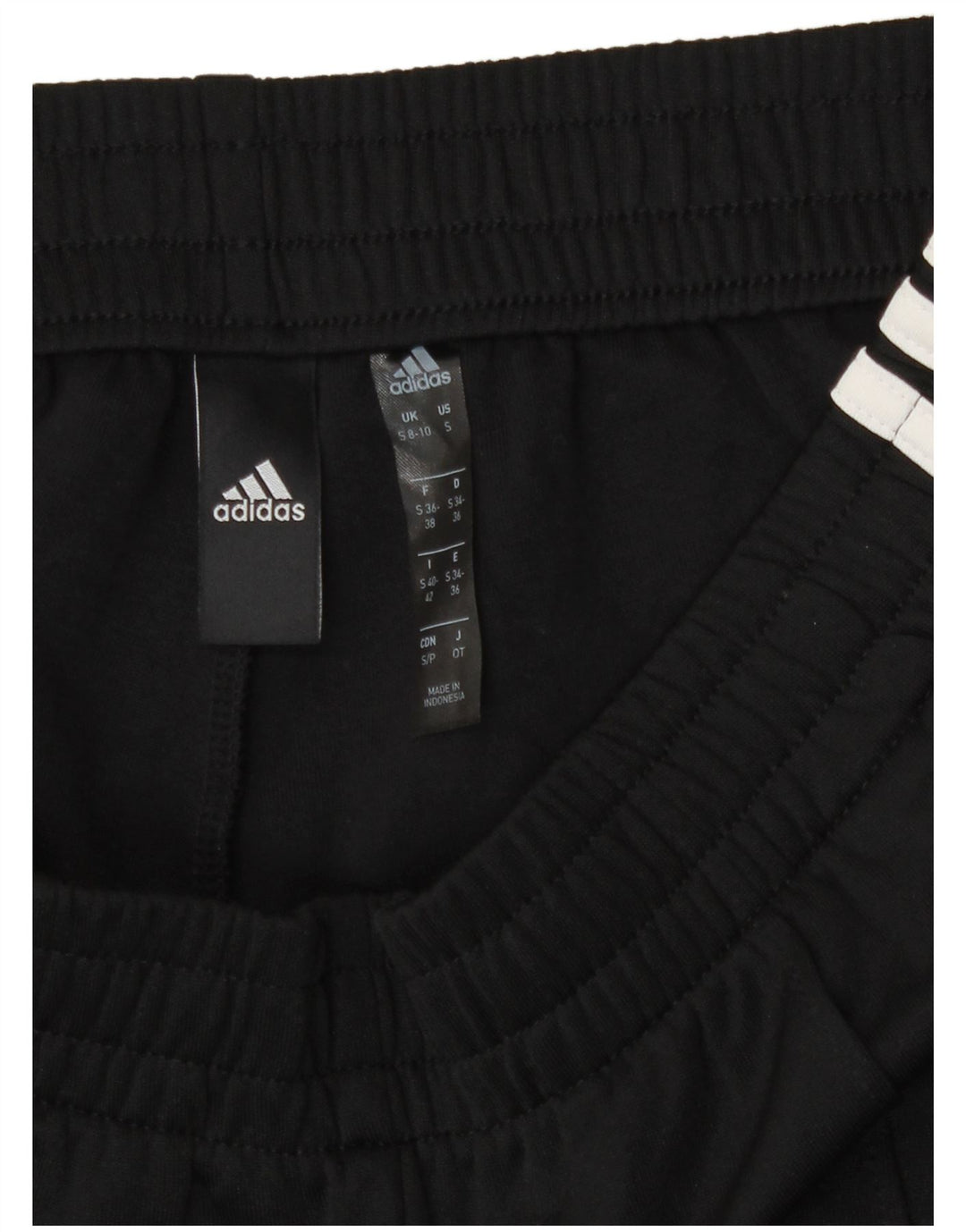 Pantaloni da tuta da donna Adidas UK 8/10 Small Nero Poliestere