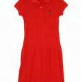 Abito polo da donna Ralph Lauren UK 10 piccolo rosso