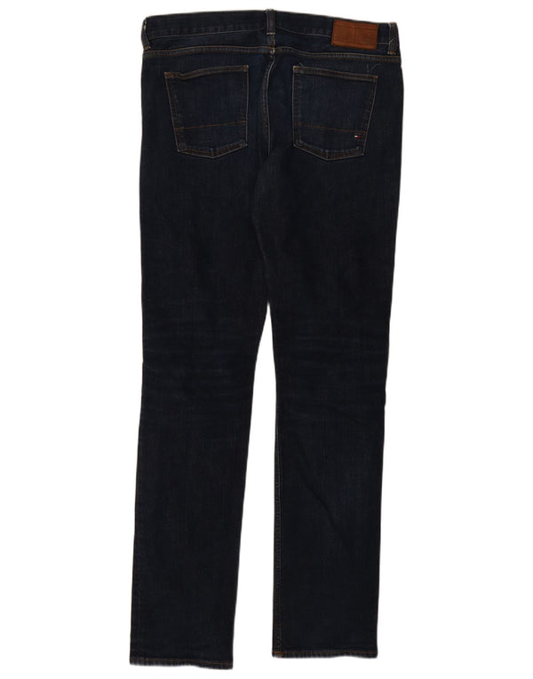 Jeans dritti Denton da uomo Tommy Hilfiger W36 L34 Blu Navy