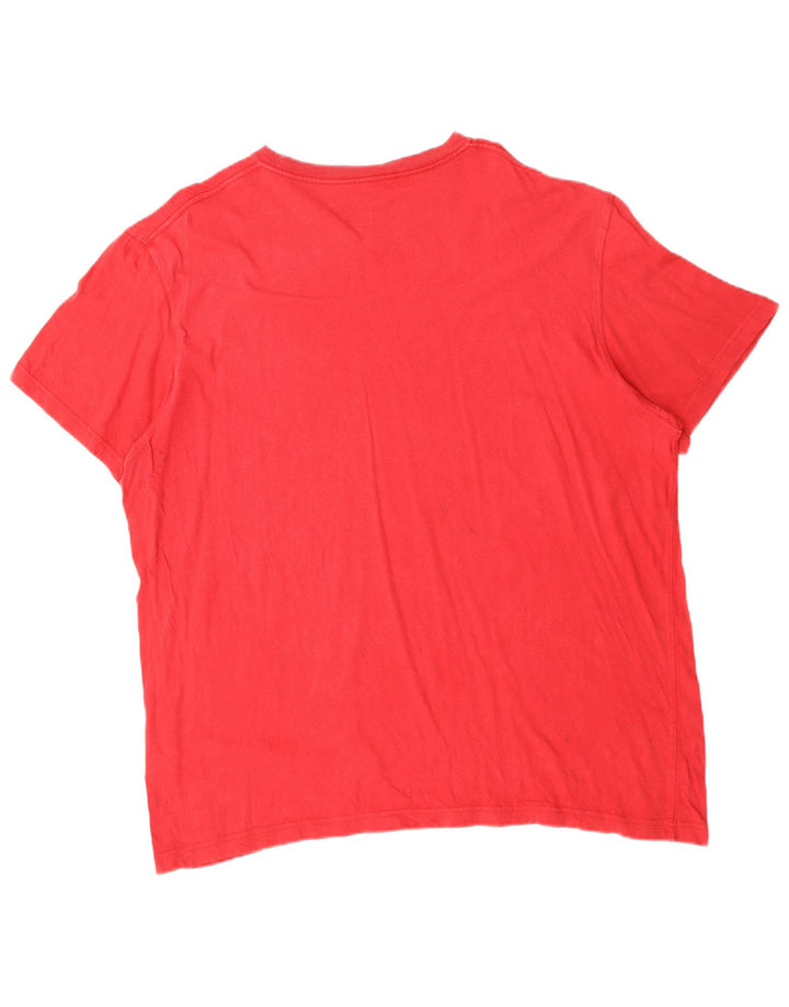 T-shirt da uomo WRANGLER Top 2XL cotone rosso
