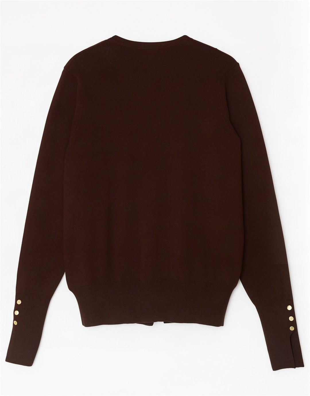 Maglione cardigan da donna Zara UK 10 piccolo in viscosa marrone