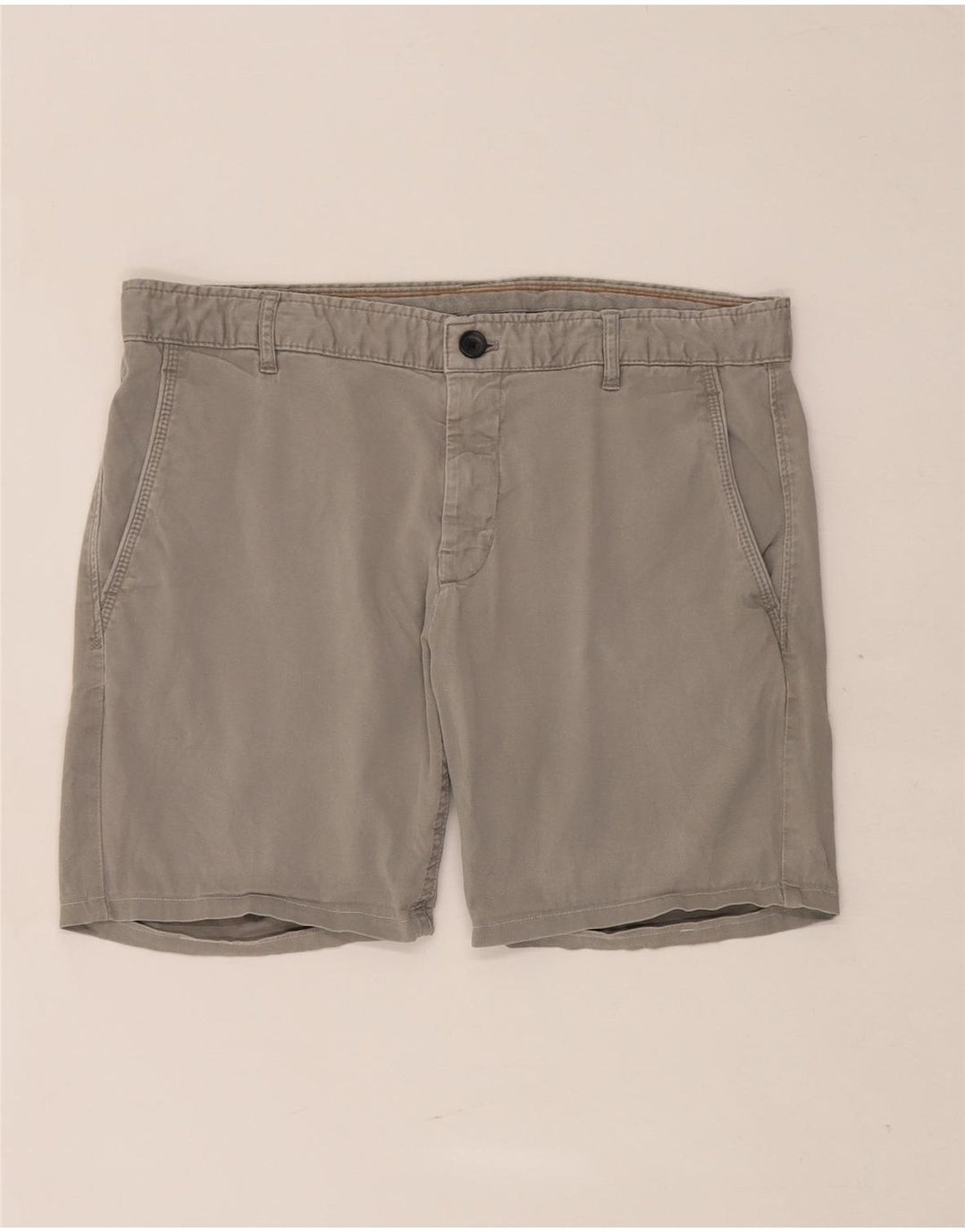 Pantaloncini chino da uomo Zara EU 42 Large W32 Grigi
