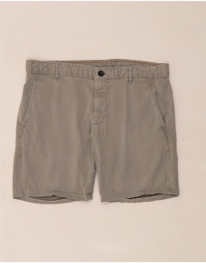 Pantaloncini chino da uomo Zara EU 42 Large W32 Grigi