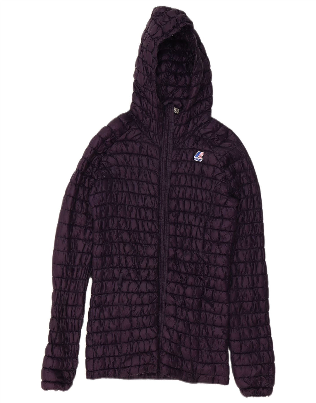 Giacca imbottita con cappuccio da donna K-WAY US 9 poliestere medio viola
