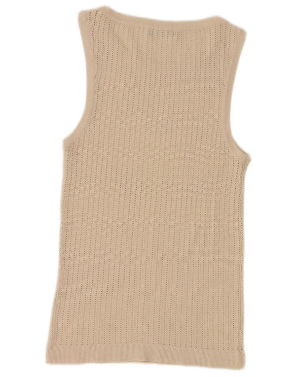 Canotta canotta da donna Zara UK 8 piccola Beige
