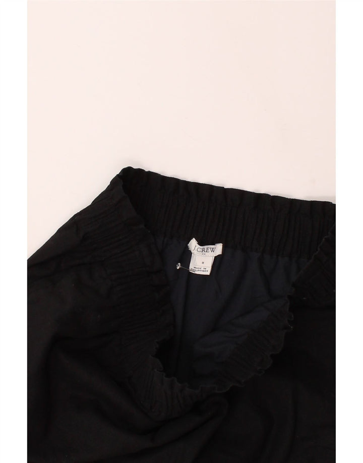 J. CREW Womens A-Line Skirt US 8 Medium W28  Black Cotton Vintage J. Crew and Second-Hand J. Crew from Messina Hembry 