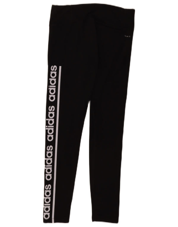 Leggings Adidas Climalite da donna UK 8/10 Small Black Cotton Sports