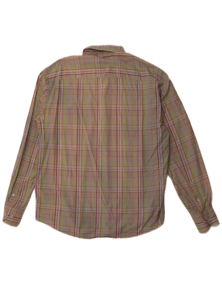 SERGIO TACCHINI Camicia Uomo Cotone Quadri Verdi Grandi