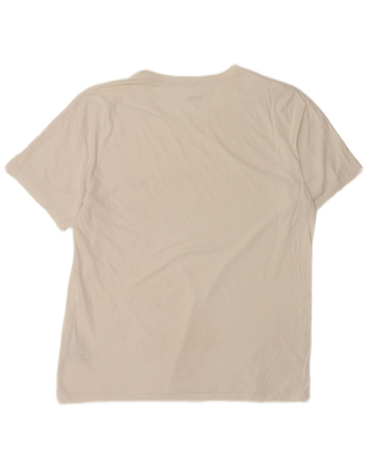 T-shirt da uomo Hugo Boss Top 2XL cotone bianco