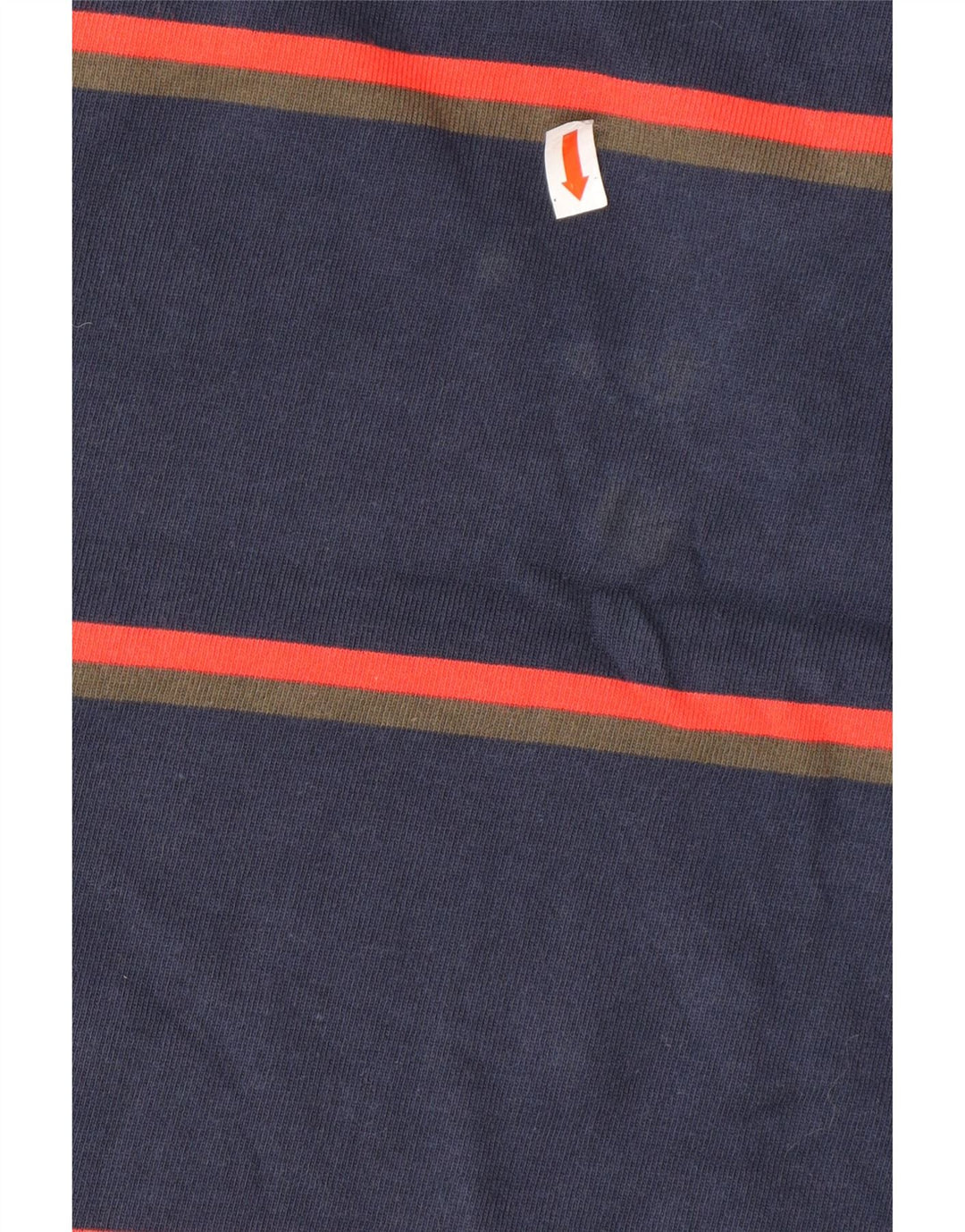 VANS Top da uomo a maniche lunghe a righe piccole blu navy