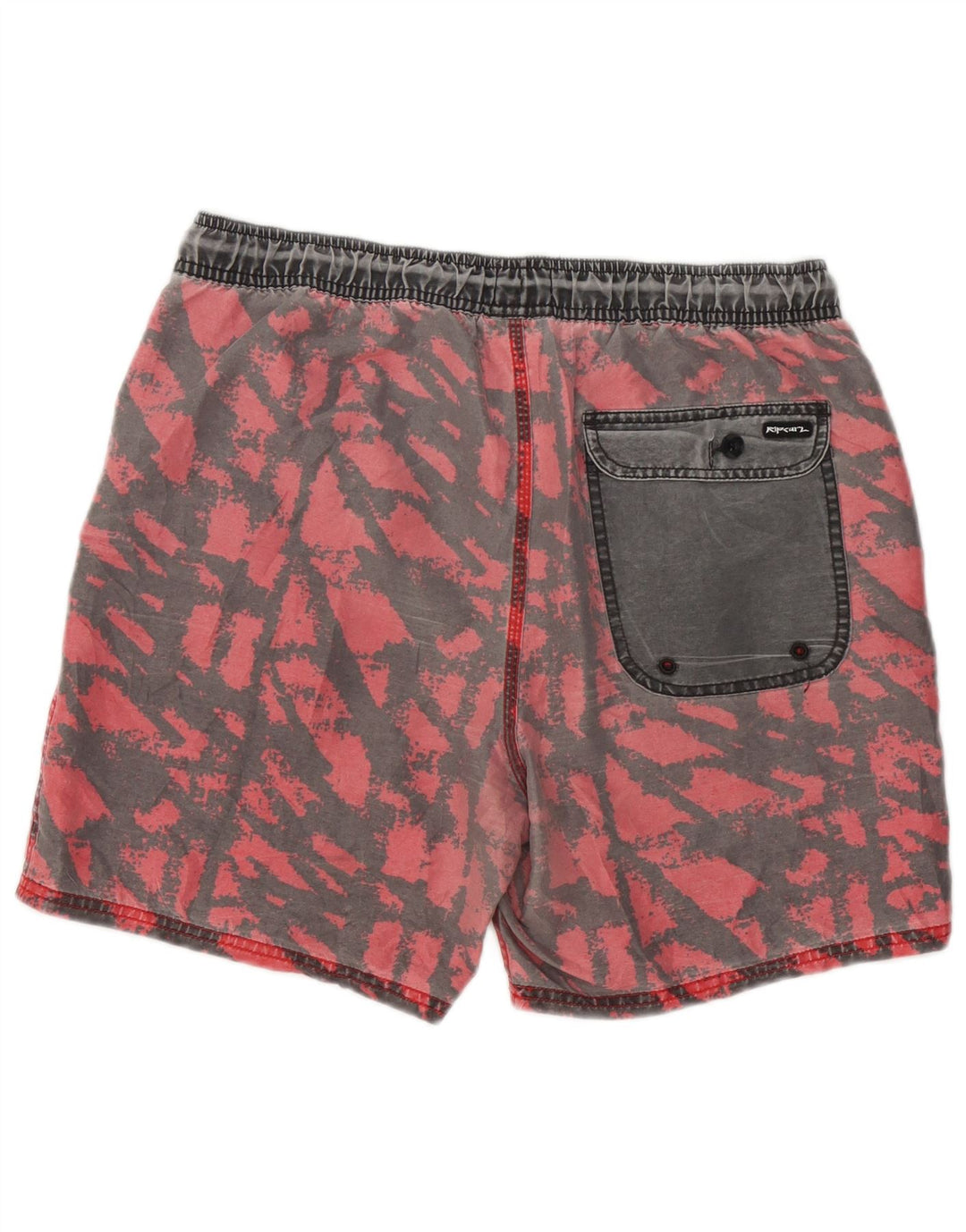 Pantaloncini da bagno da uomo con motivo astratto Rip Curl Poliestere rosso medio