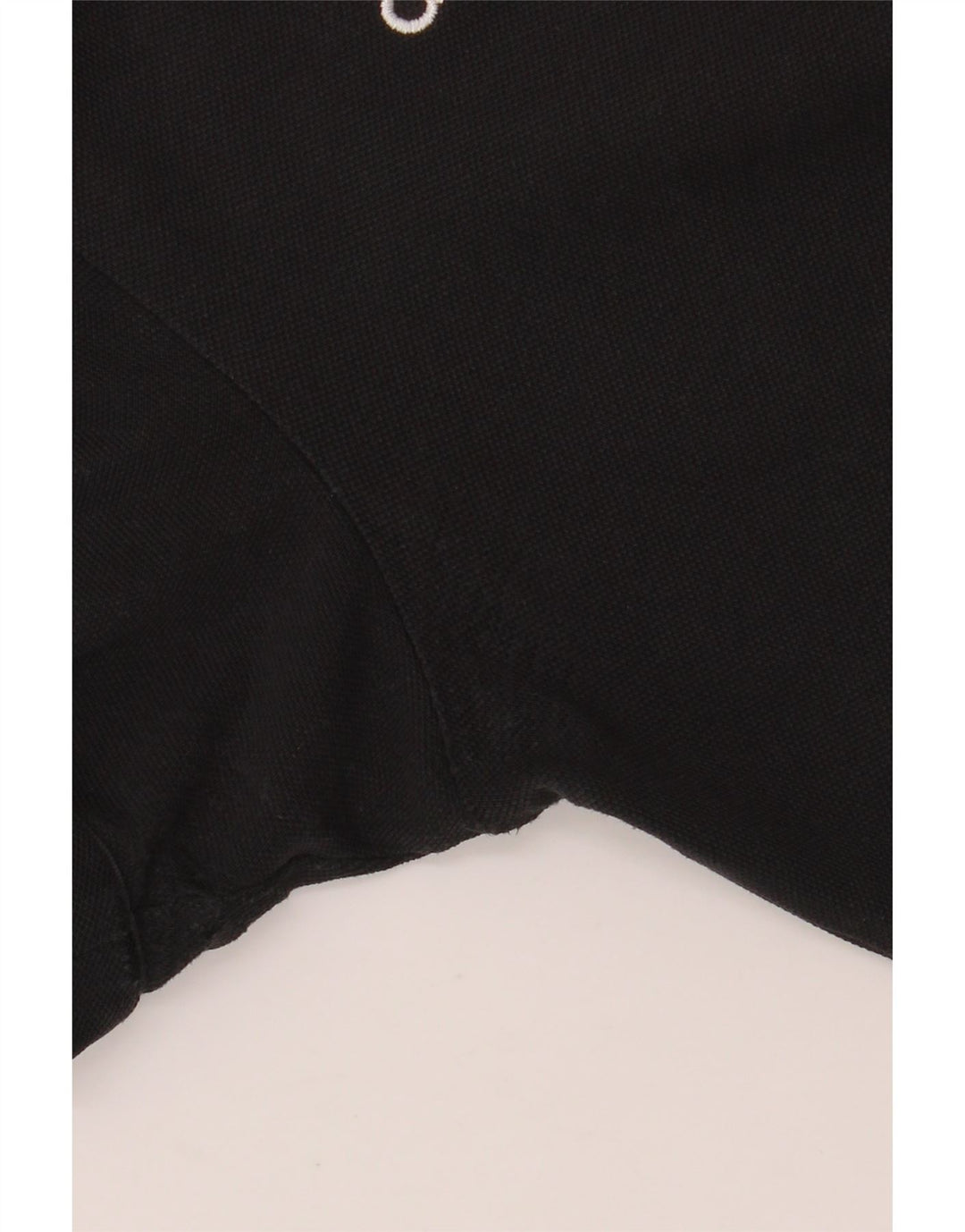 Polo ADIDAS Climalite da uomo grande in cotone nero