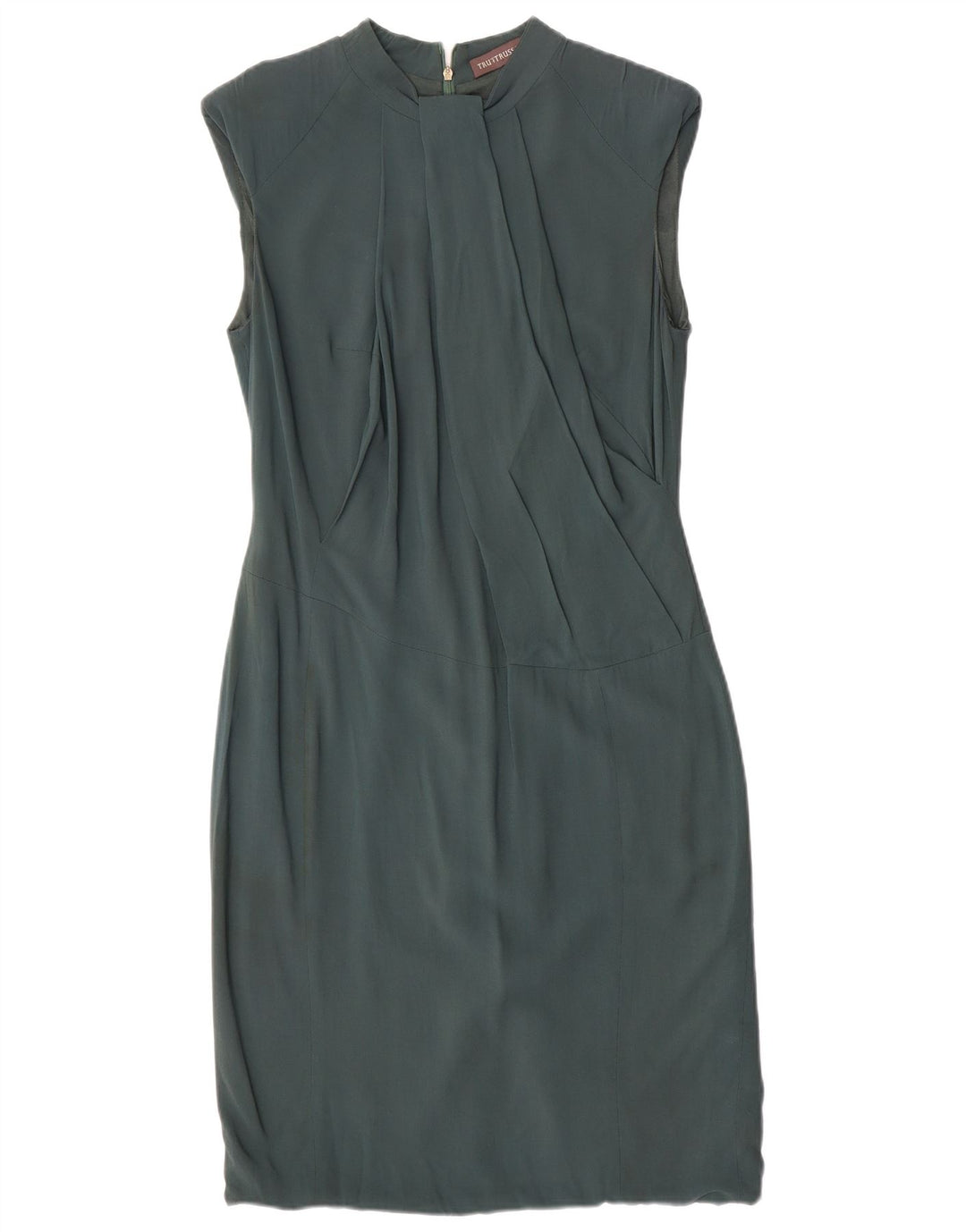 Abito Tubino Donna Trussardi IT 44 Viscosa Verde Medio