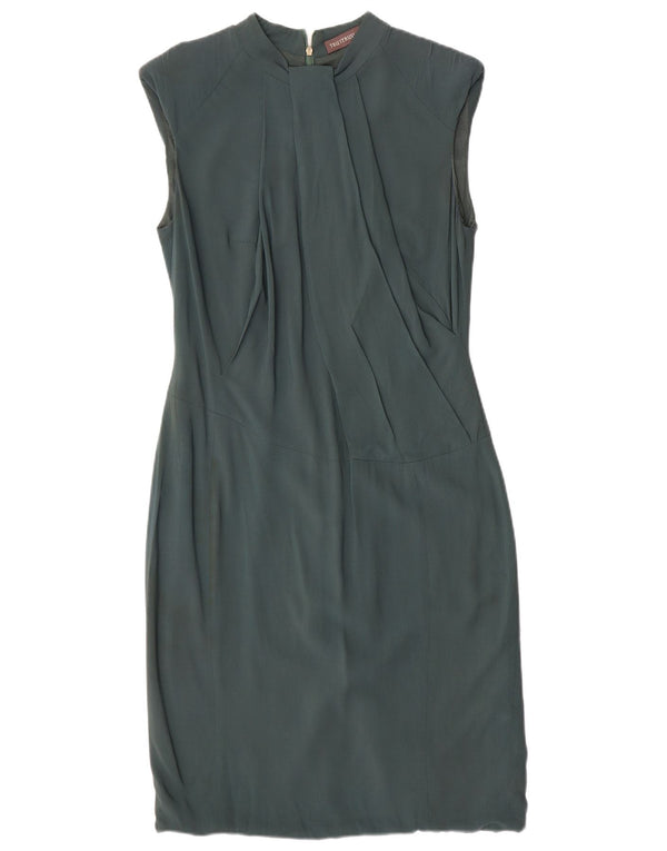 Abito Tubino Donna Trussardi IT 44 Viscosa Verde Medio