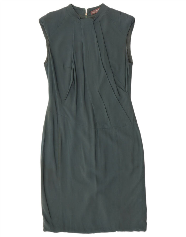 Abito Tubino Donna Trussardi IT 44 Viscosa Verde Medio